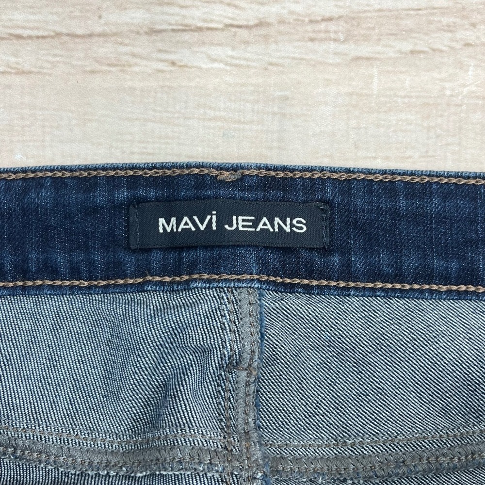 Mavi Jeans Men Dark Wash Stretch Denim Straight Leg Pants Size 36x30 - Picture 3 of 10